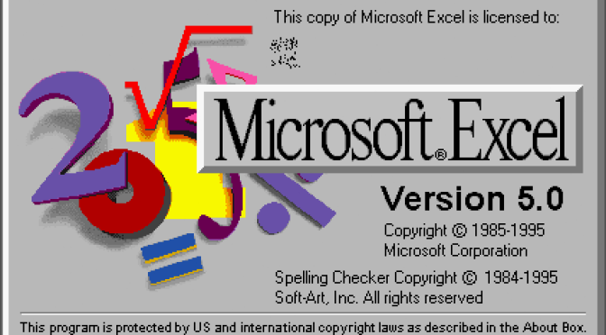 22/ 12/ 1993 | Microsoft Excel 5.0