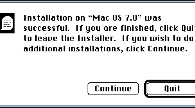 13/ 05/ 1991 | Mac OS 7 (System 7)